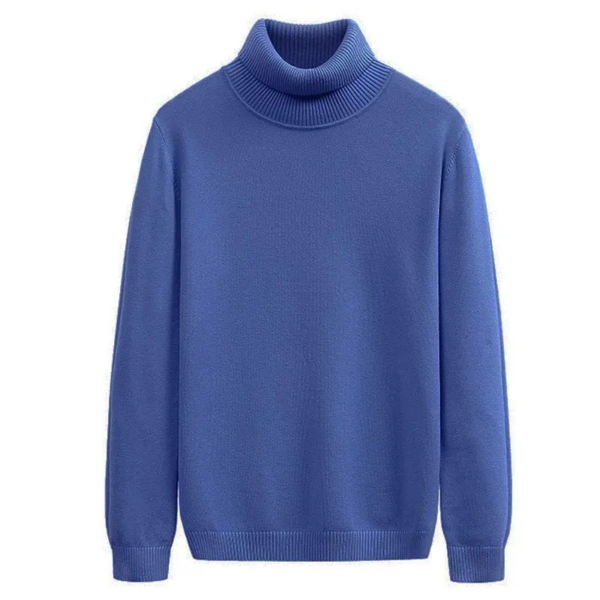 Winter Fleece Turtleneck Pullover Sweater