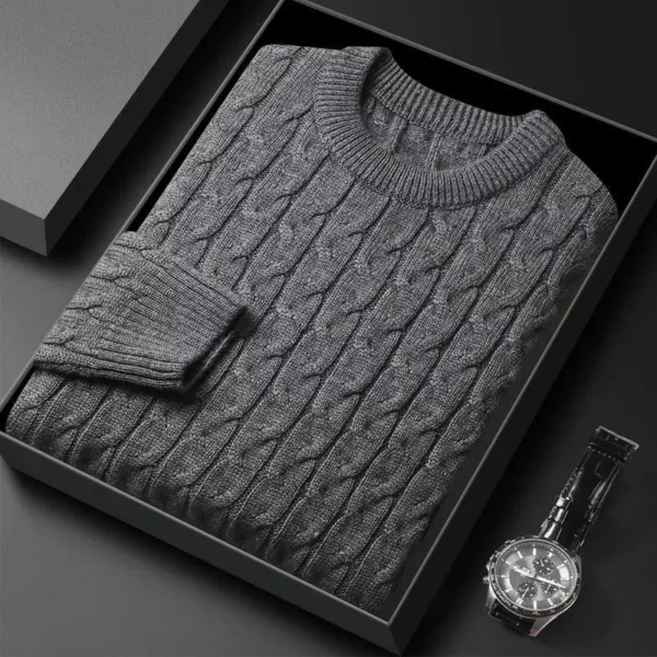 Premium Round Neck Thickened Sweater